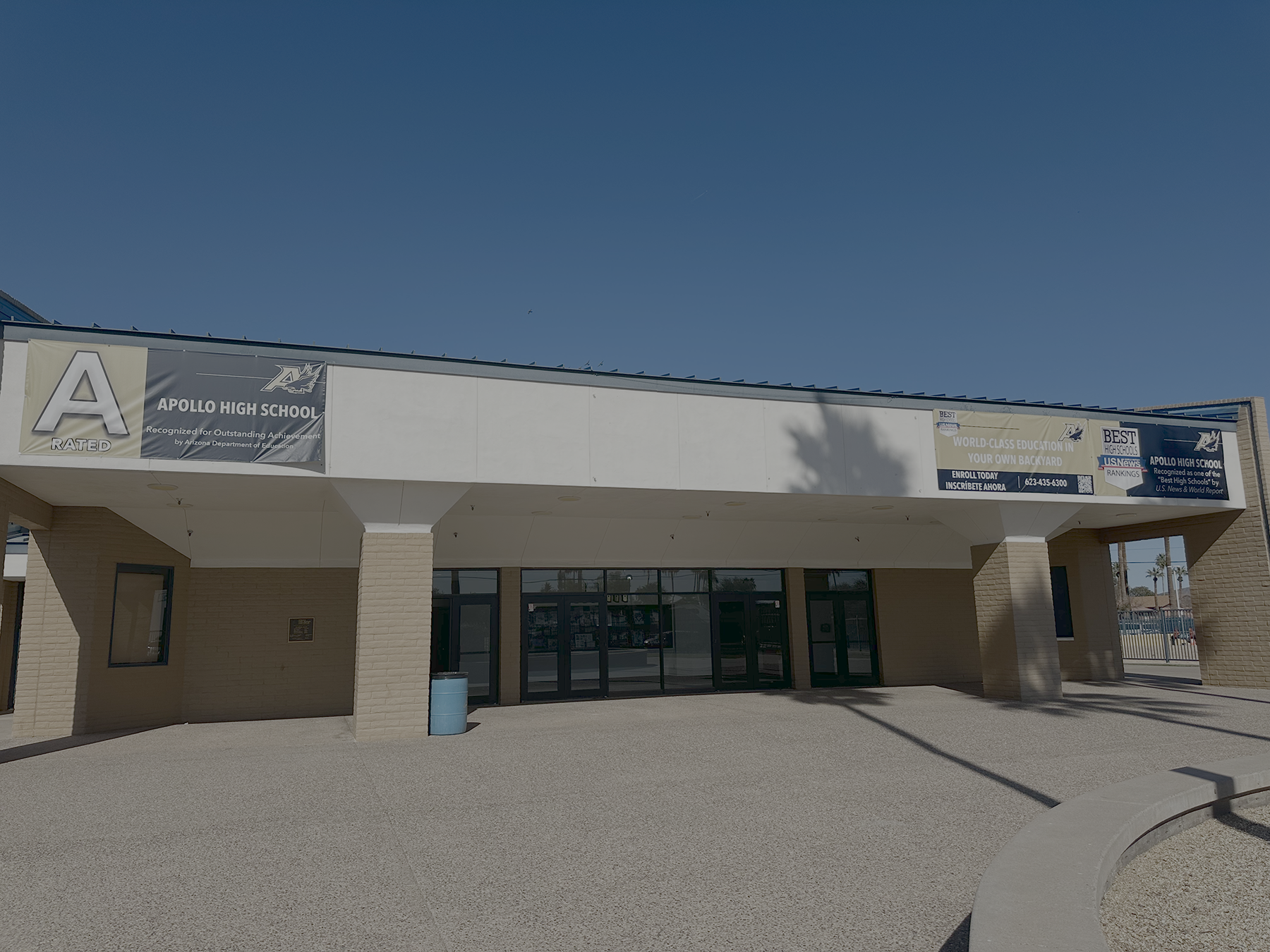 Apollo High School Auditorium - Main Entrance